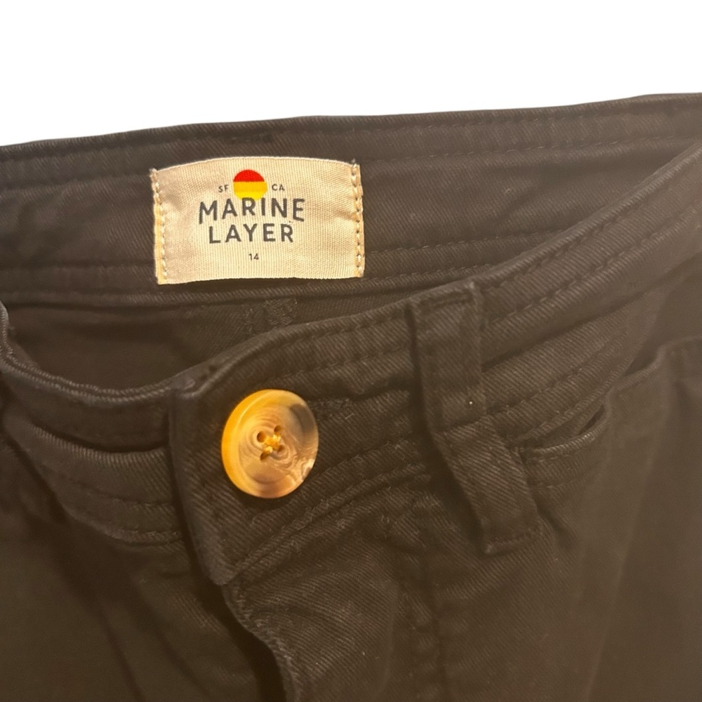 Marine layer pants womens sz 14 see pics runs small black baggy grunge wide leg - Picture 7 of 12